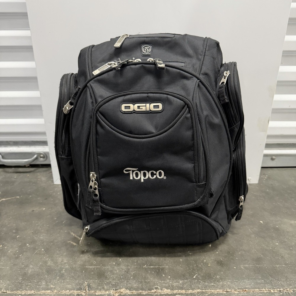 OGIO Tech Specs Metro Street Backpack Black W/ Embroidered Company Logo